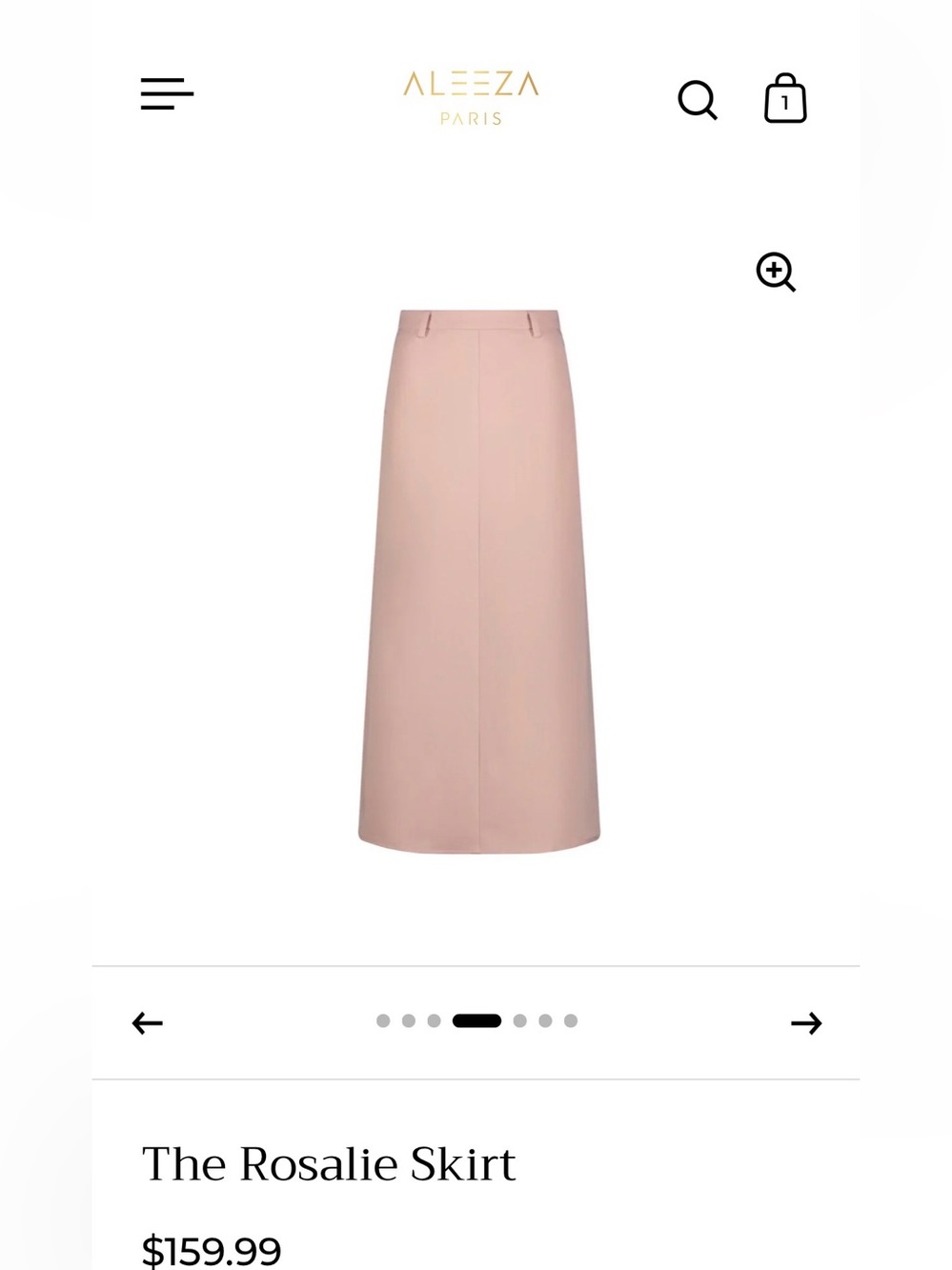 Aleeza Paris Rosalie Maxi Skirt — Soft Dusty Pink